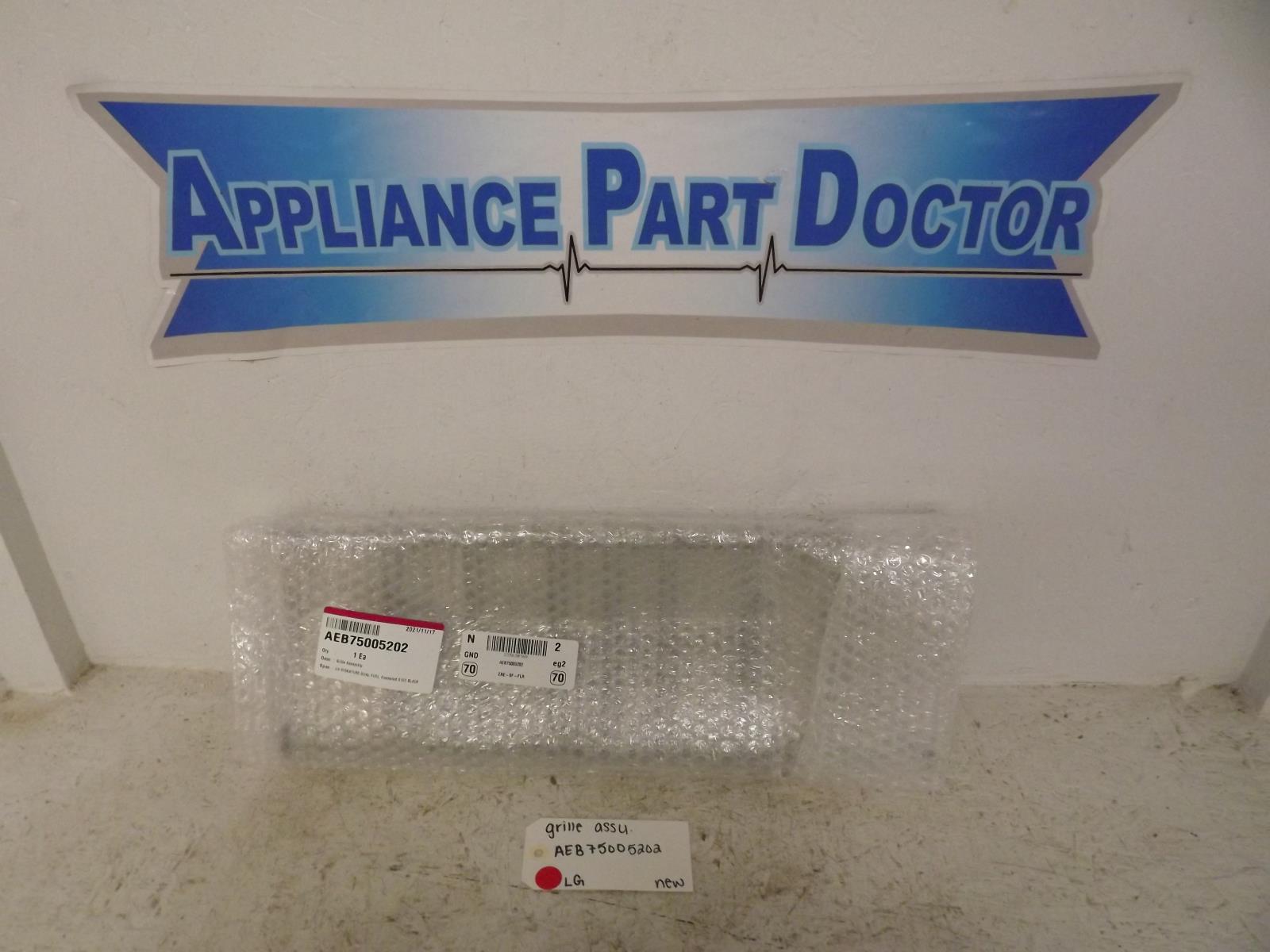 LG Range AEB75005202 Grille Assembly New LG Range AEB75005202 Grille Assembly New
